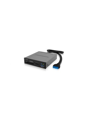 ICY BOX IB-872-i3 cititoare de carduri USB Intern Negru