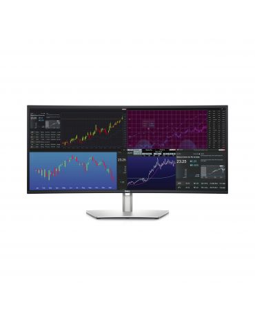 DELL UltraSharp U3423WE 86,7 cm (34.1") 3440 x 1440 Pixel UltraWide Quad HD LCD Argint