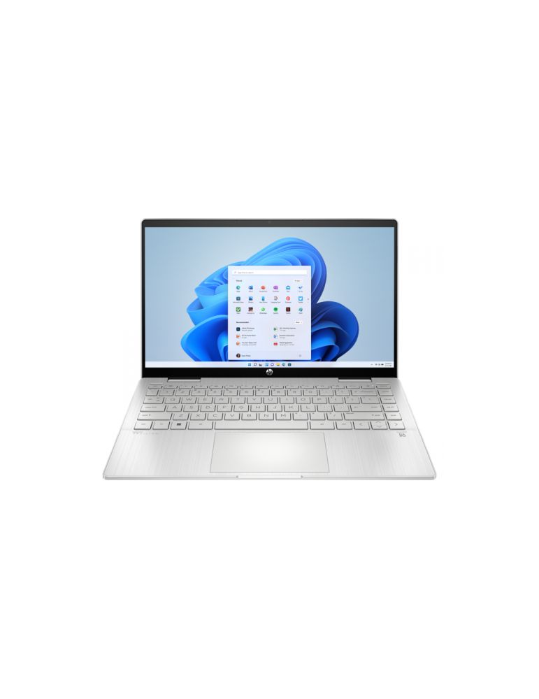 Laptop 2-in-1 HP Pavilion x360 14-ek0004nn,RAM 16GB, SSD 512GB,14", i7-1255U, Intel Iris Xe Graphics, W 11, Natural Silver