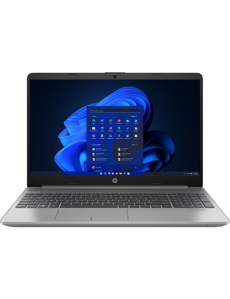 Laptop HP 250 G9, RAM 16GB, SSD 512GB, 15.6",i7-1255U, Intel Iris Xe Graphics, W11P, Silver