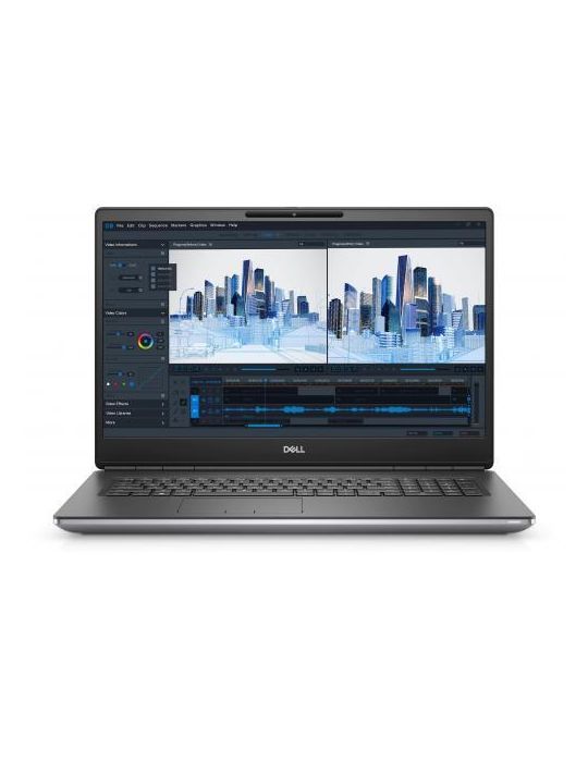 Laptop Dell Precision 7760, Intel Core i9-11950H, 17.3'', RAM 16GB, SSD 512GB, nVidia RTX A3000 6GB,Win11Pro Dell - 1