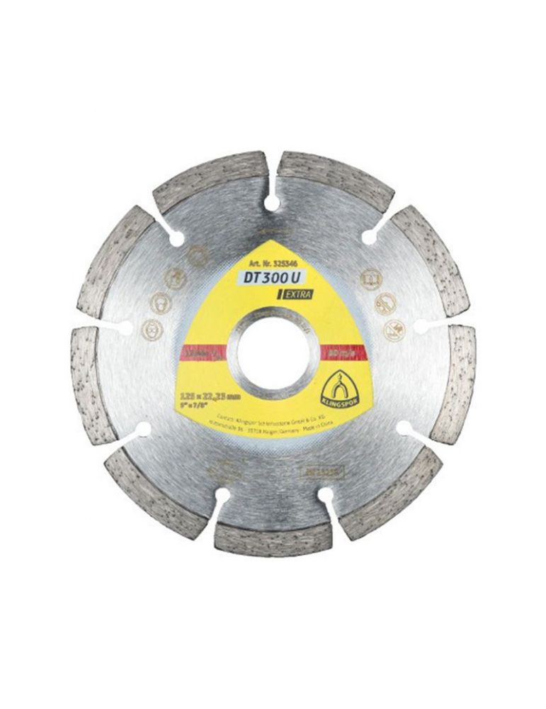Disc diamantat segmentat 125mm dt300u