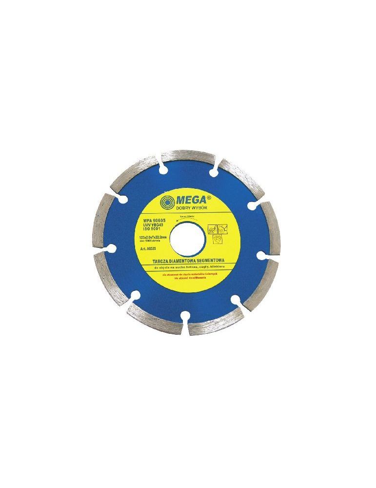 Disc diamantat segmentat 125mm