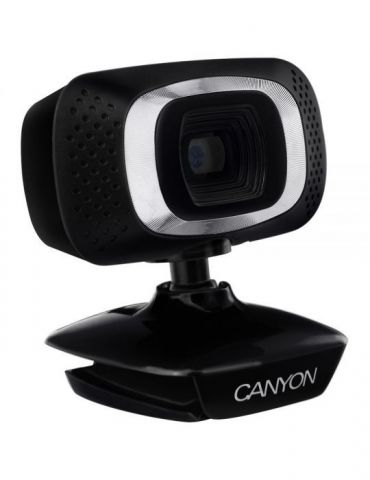 Canyon c3 720p hd webcam with usb2.0. connector 360° rotary Canyon - 1 - Tik.ro