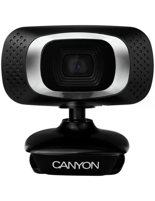 Canyon c3 720p hd webcam with usb2.0. connector 360° rotary Canyon - 1