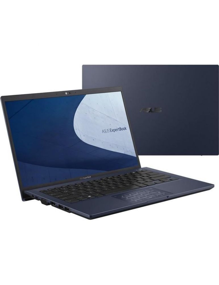 Laptop Asus ExpertBook B2402CBA-KI0804X, RAM 16GB, SSD 512GB, 14",i5-1240P, Intel Iris Xe Graphics, W11P, black