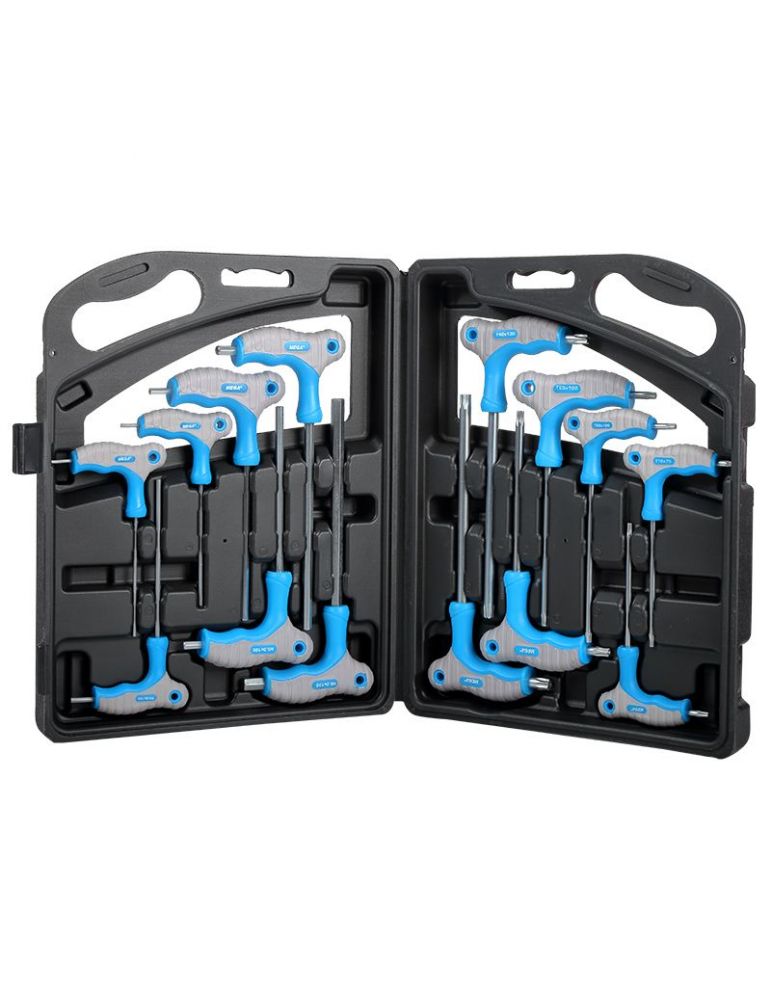 Set chei negative tip-t cr-va hexagonale / torx -