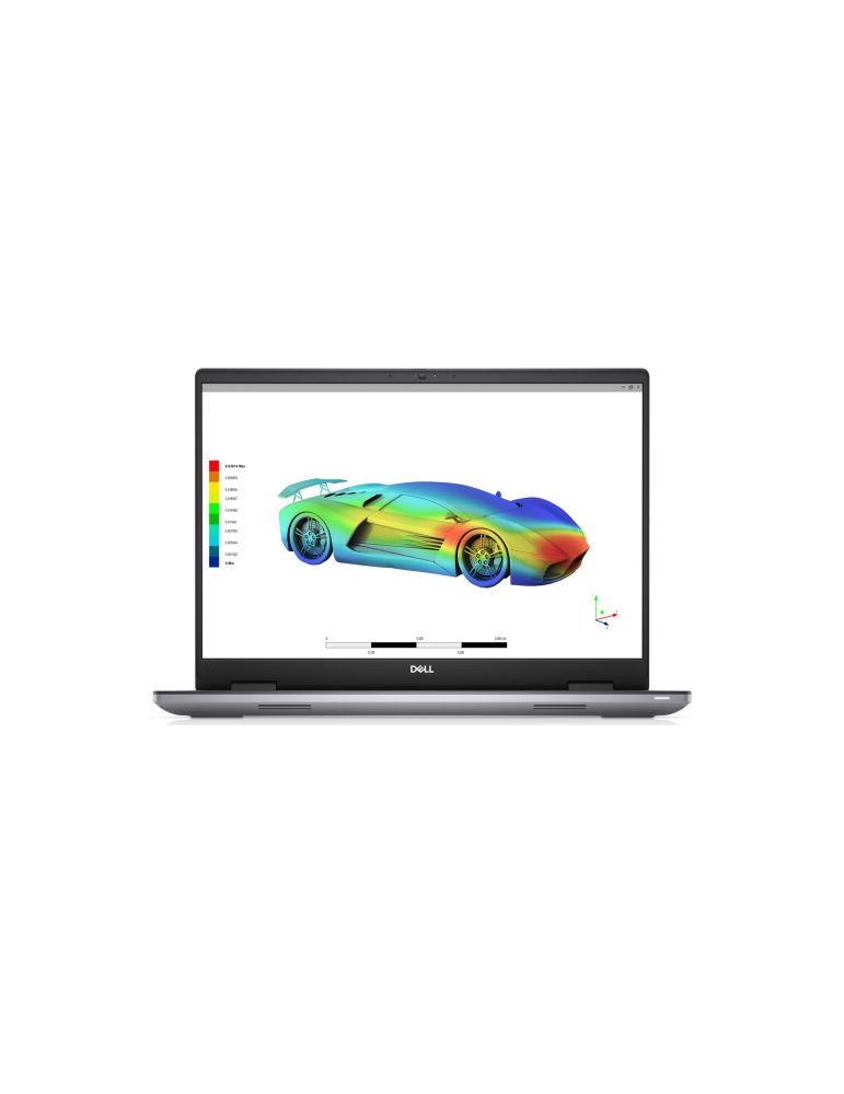 Laptop Dell Precision 7670, RAM 32GB, SSD 1TB,16", i7-12850HX,nVidia RTX A2000 8GB, W 11 Pro, Aluminum Titan Grey
