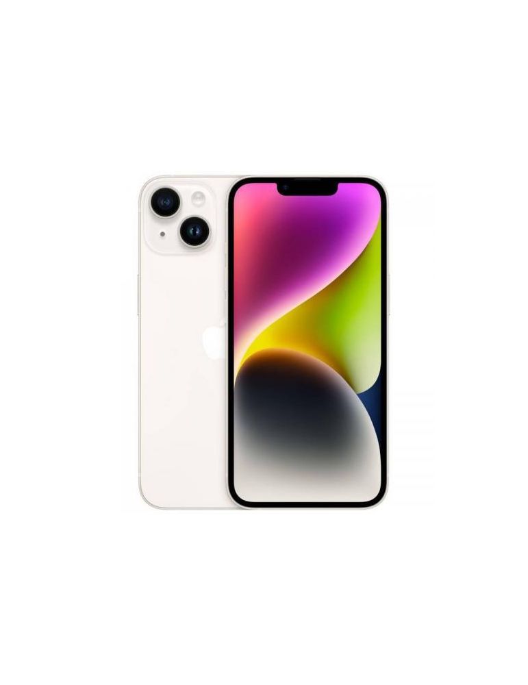 Telefon mobil Apple iPhone 14, 256GB, 6GB RAM, Dual SIM, 5G, Starlight
