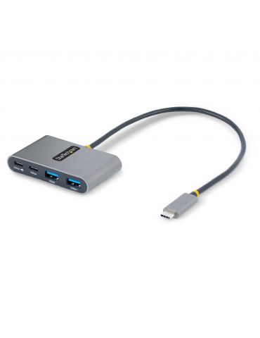 StarTech.com 5G2A2CPDB-USB-C-HUB hub-uri de interfață USB 3.2 Gen 1 (3.1 Gen 1) Type-C 5000 Mbit s Gri - Tik.ro