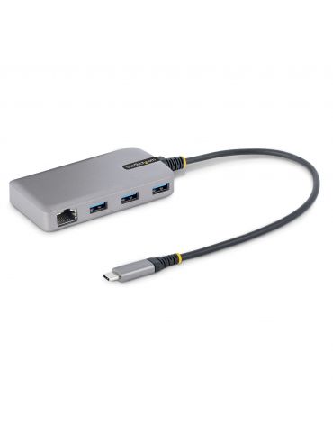 StarTech.com 5G3AGBB-USB-C-HUB hub-uri de interfață USB 3.2 Gen 1 (3.1 Gen 1) Type-C 5000 Mbit s Gri - Tik.ro