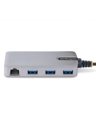 StarTech.com 5G3AGBB-USB-C-HUB hub-uri de interfață USB 3.2 Gen 1 (3.1 Gen 1) Type-C 5000 Mbit s Gri