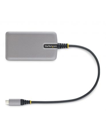 StarTech.com 5G3AGBB-USB-C-HUB hub-uri de interfață USB 3.2 Gen 1 (3.1 Gen 1) Type-C 5000 Mbit s Gri