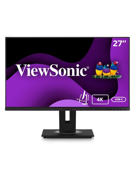 Viewsonic VG2756-4K monitoare LCD 68,6 cm (27") 3840 x 2160 Pixel 4K Ultra HD Negru