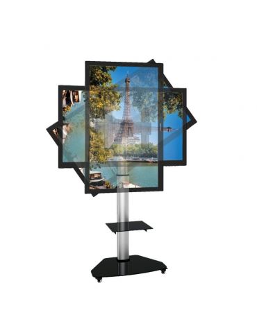 Techly ICA-TR3SL sistem montare consolă media 177,8 cm (70") Argint