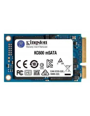 SSD Kingston KC600 512GB, SATA3, mSATA Kingston - 1 - Tik.ro