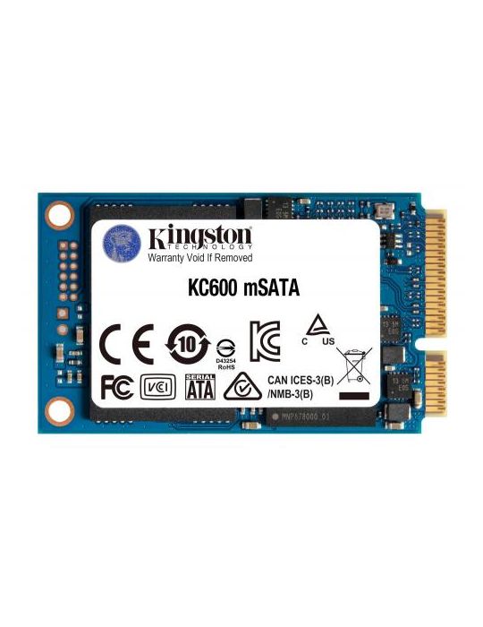 SSD Kingston KC600 512GB, SATA3, mSATA Kingston - 1