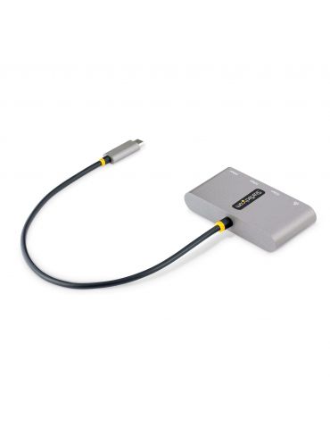 StarTech.com HB30C3A1GEA2 hub-uri de interfață USB 3.2 Gen 1 (3.1 Gen 1) Type-C 5000 Mbit s Gri