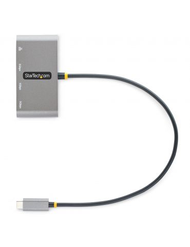 StarTech.com HB30C3A1GEA2 hub-uri de interfață USB 3.2 Gen 1 (3.1 Gen 1) Type-C 5000 Mbit s Gri
