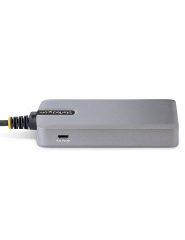 StarTech.com 5G4AB-USB-C-HUB hub-uri de interfață USB 3.2 Gen 1 (3.1 Gen 1) Type-C 5000 Mbit s Gri