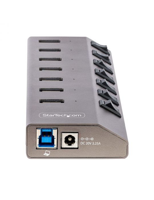 StarTech.com 5G7AIBS-USB-HUB-EU hub-uri de interfață USB 3.2 Gen 1 (3.1 Gen 1) Type-B 5000 Mbit s Gri