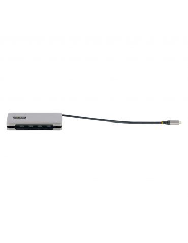 StarTech.com HB31CM4CPD3 stații de andocare și replicatoare de porturi pentru calculatoare portabile Prin cablu USB 3.2 Gen 2
