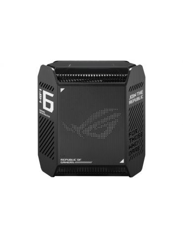 ASUS ROG Rapture GT6 AX10000 AiMesh 1 Pack Tri-band (2.4 GHz   5 GHz   5 GHz) Wi-Fi 6 (802.11ax) Negru 4 Intern