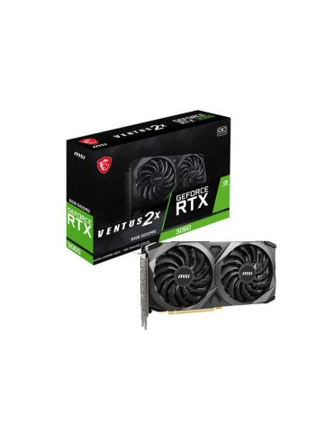 MSI RTX3060 VENTUS 2X OC 8GB NVIDIA GeForce RTX 3060 8 Giga Bites GDDR6