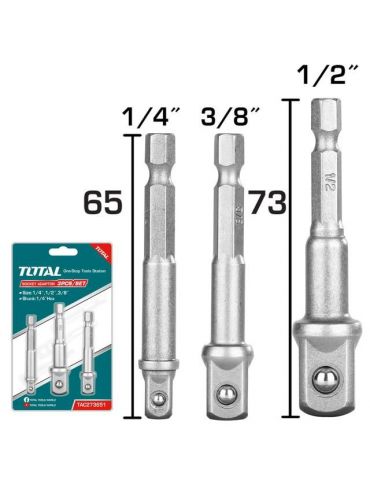 Total - set 3 adaptoare 1/4... - Tik.ro