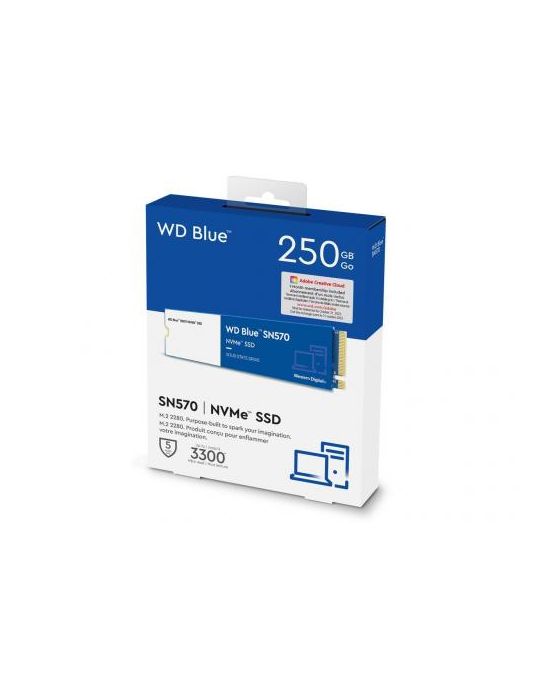 SSD Western Digital Blue SN570 250GB, PCI Express 3.0 x4, M.2 Western digital - 3