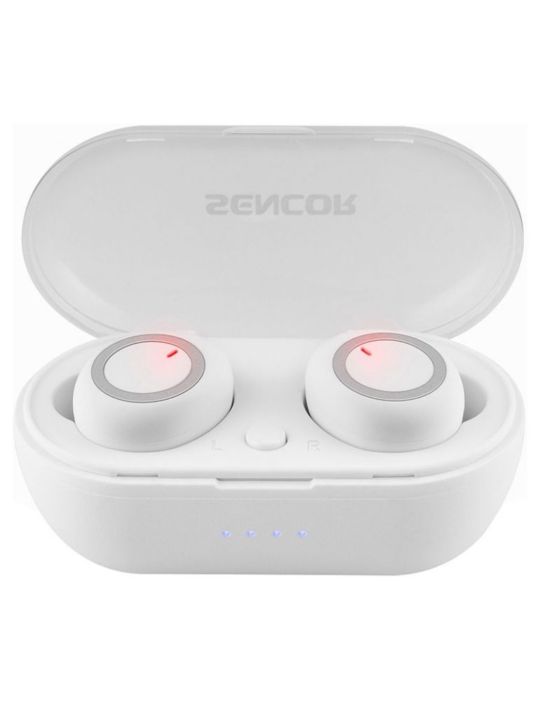 Casti bluetooth 5.0 tws white sencor