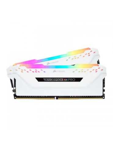 Memorie RAM Corsair Vengeance RGB PRO White 16GB  DDR4  3200MHz Corsair - 1