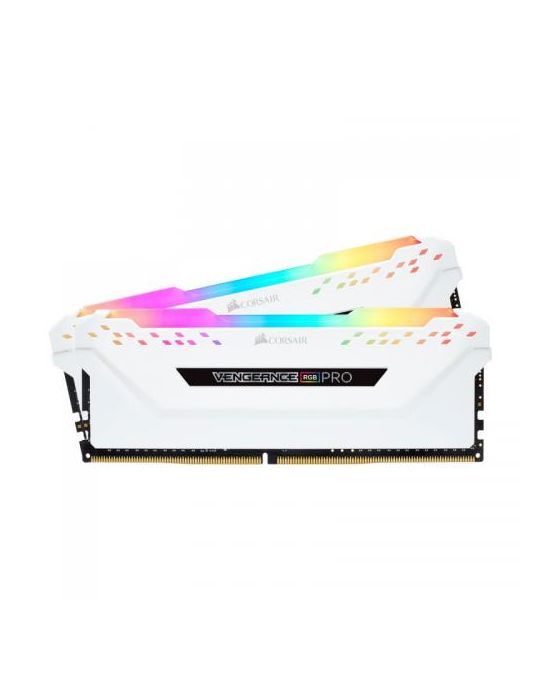 Memorie RAM Corsair Vengeance RGB PRO White 16GB  DDR4  3200MHz Corsair - 1