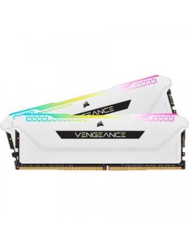 Memorie RAM Corsair Vengeance RGB PRO SL White 16GB DDR4 3600MHz Corsair - 1