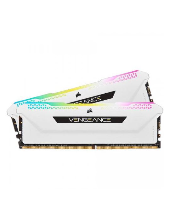 Memorie RAM Corsair Vengeance RGB PRO SL White 16GB DDR4 3600MHz Corsair - 1