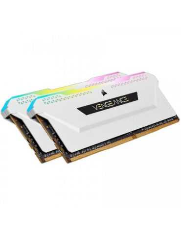 Memorie RAM Corsair Vengeance RGB PRO SL White 16GB DDR4 3600MHz Corsair - 2