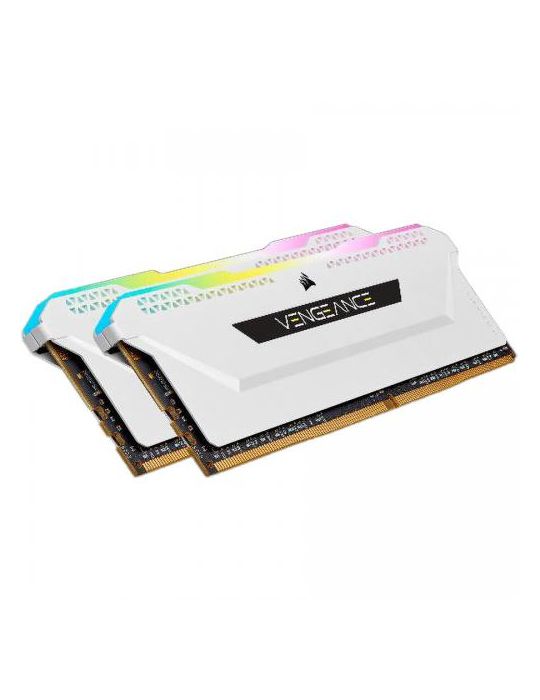 Memorie RAM Corsair Vengeance RGB PRO SL White 16GB DDR4 3600MHz Corsair - 2