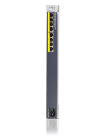 NETGEAR GS408EPP Gestionate L2 Gigabit Ethernet (10 100 1000) Power over Ethernet (PoE) Suport Negru, Gri