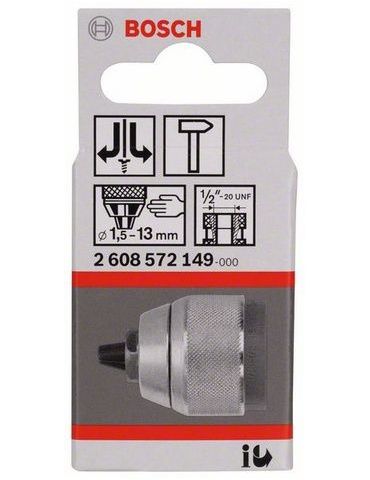 Bosch 2 608 572 149 mandrină Mandrină fără cheie 1 2"-20