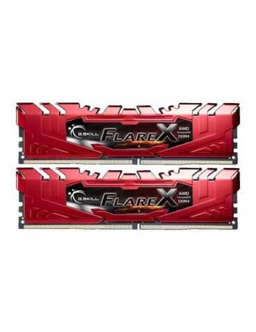 Kit Memorie G.Skill Flare X Red (for AMD) 32GB, DDR4-2400MHz, CL15, Dual Channel G.skill - 1