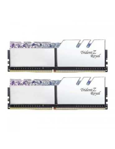 Memorie RAM  G.Skill Trident Z Royal RGB Silver 32GB DDR4 3200MHz G.skill - 1 - Tik.ro