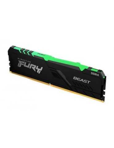Memorie RAM Kingston FURY Beast RGB  16GB  DDR4 2666mhz Kingston - 1