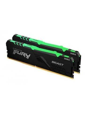 Memorie RAM Kingston FURY Beast RGB  16GB  DDR4 3733mhz Kingston - 1