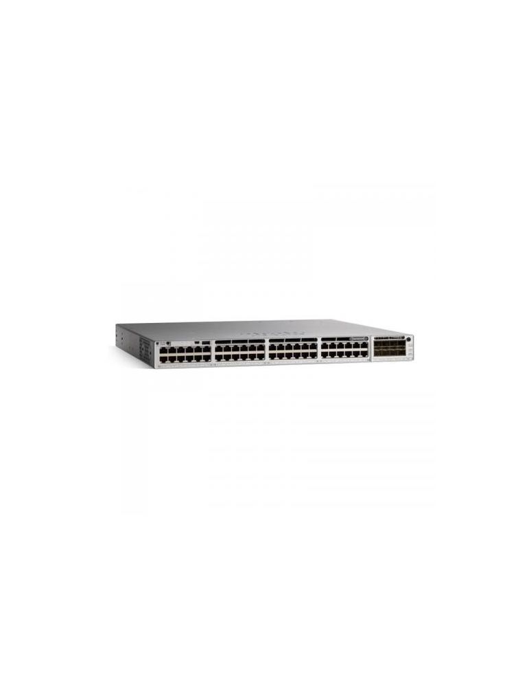 Switch Cisco Catalyst 9300-48T-E, 48x RJ45, 8x SFP, 10/100/1000 Mbps, PoE