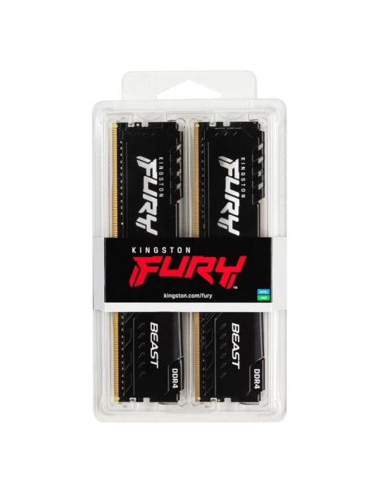 Memorie RAM Kingston FURY Beast 32GB  DDR4  2666mhz Kingston - 2