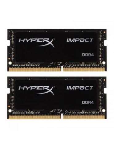 Kit Memorie SO-DIMM HyperX Impact Kingston 32GB, DDR4-2666MHz, CL16, Dual Channel Kingston - 1 - Tik.ro