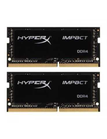 Kit Memorie SO-DIMM HyperX Impact Kingston 32GB, DDR4-2666MHz, CL16, Dual Channel Kingston - 1