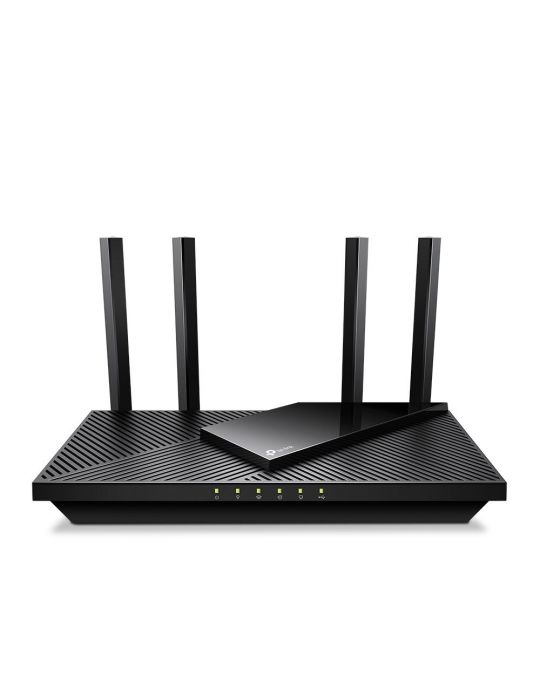 TP-Link Archer AX55 Pro router wireless Gigabit Ethernet Bandă dublă (2.4 GHz  5 GHz) Negru