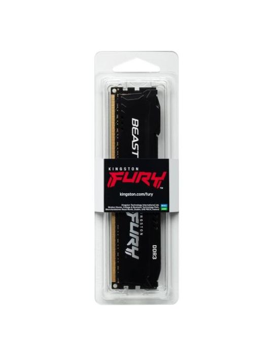 Memorie RAM  Kingston FURY Beast Black 8GB  DDR3  1866Mhz Kingston - 2