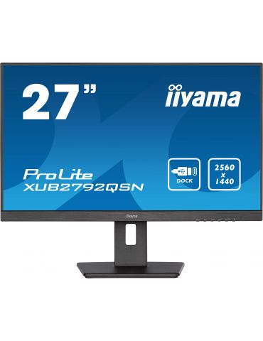 iiyama ProLite 68,6 cm (27") 2560 x 1440 Pixel Wide Quad HD LED Negru - Tik.ro